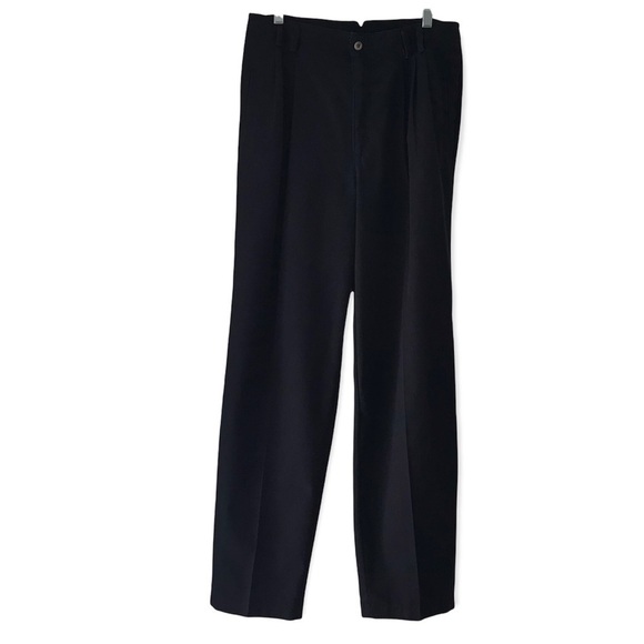 Liz Claiborne Lizsports Black Pleated Pants Trousers - Picture 1 of 14